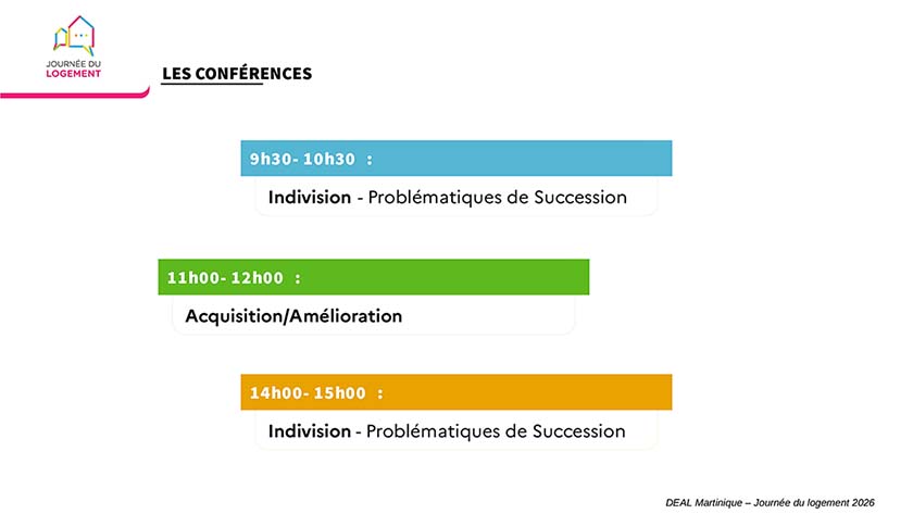 Les Conférences de la Journée du logement