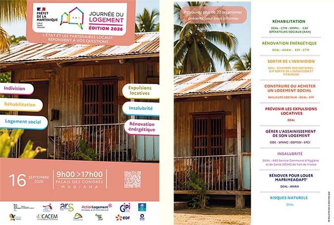 Flyer Journée du logement avec les différents intervenants