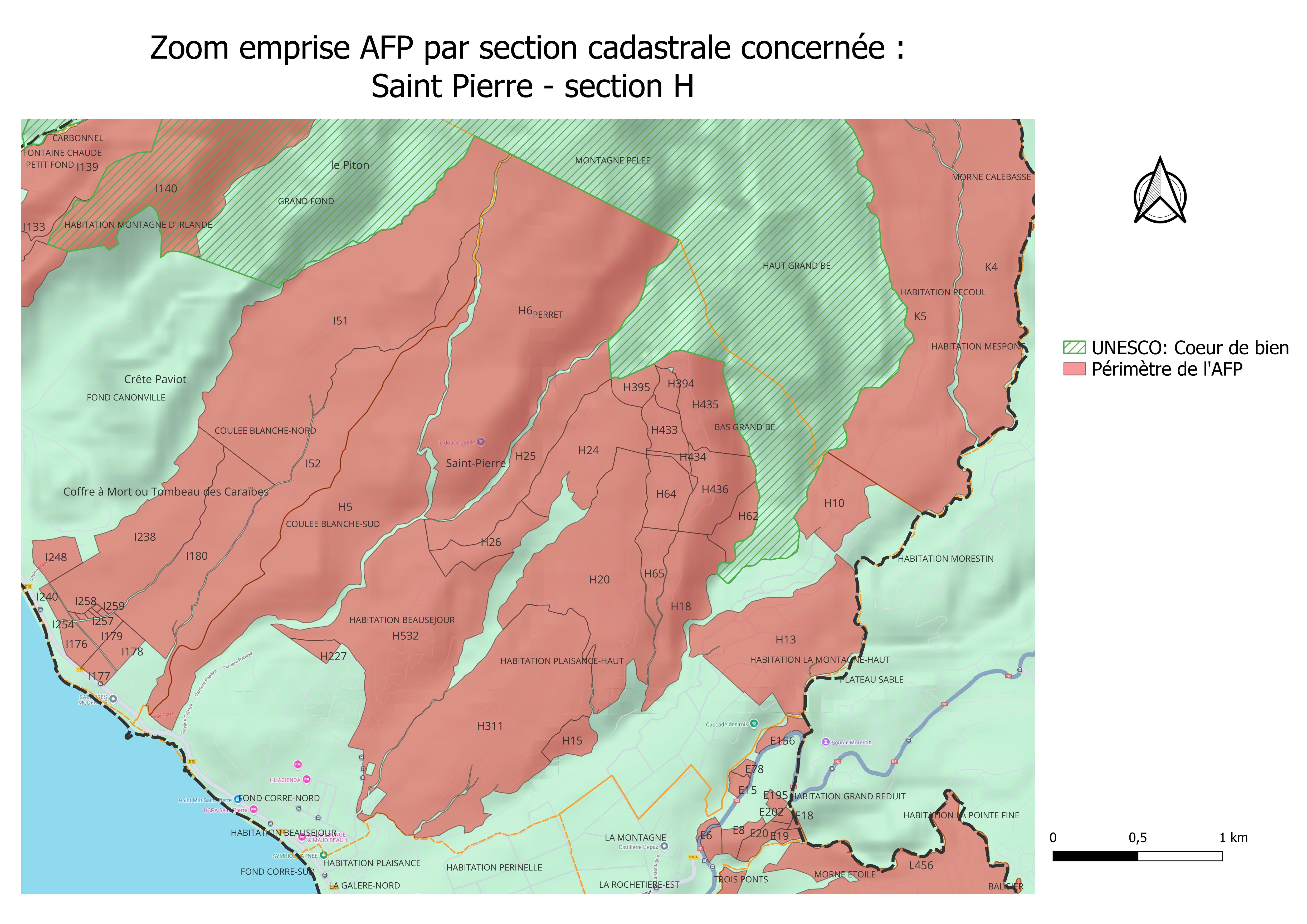 Zoom emprise AFP Saint-Pierre section H