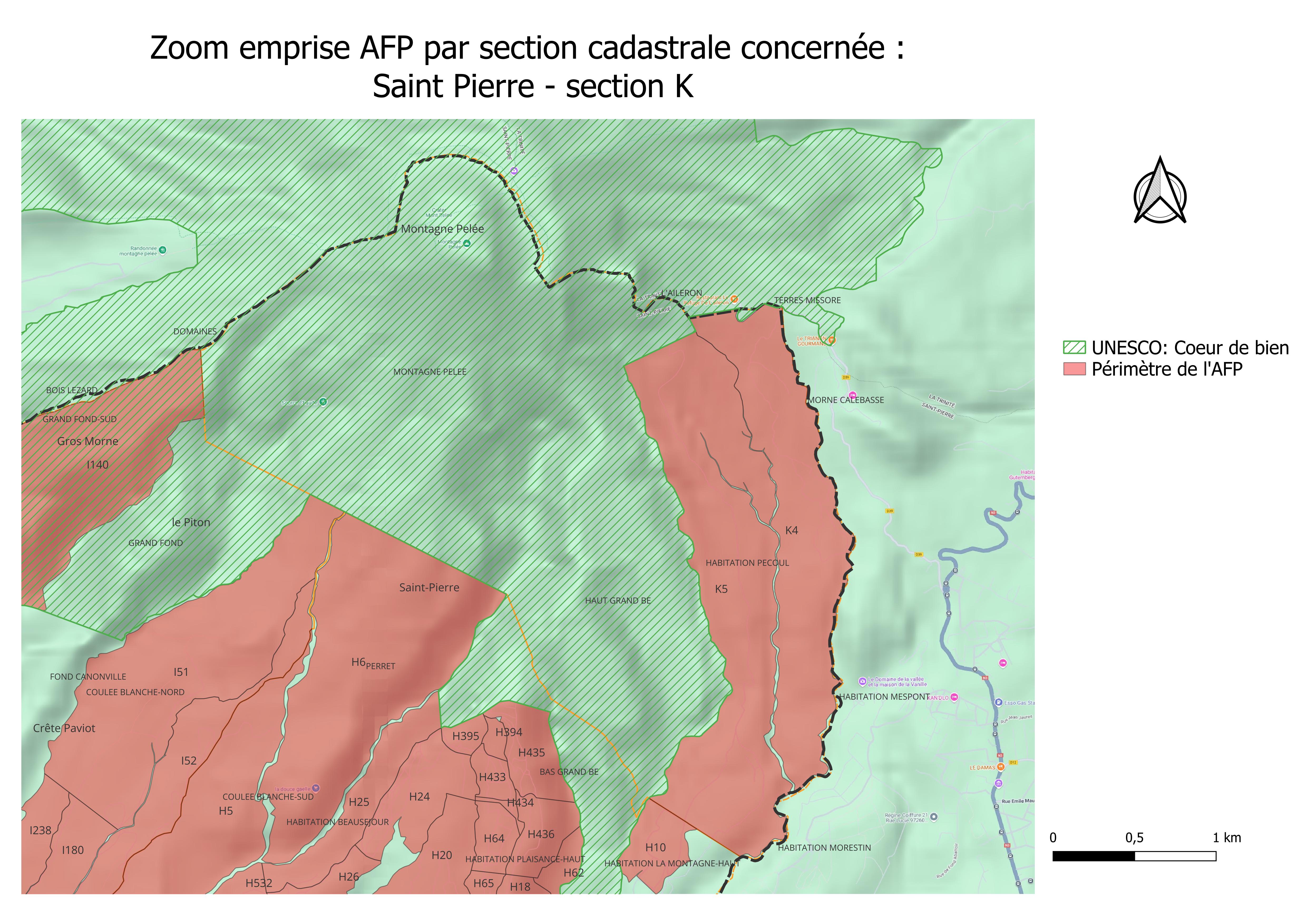 Zoom emprise AFP Saint-Pierre section K
